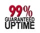 99% guaranteed uptime